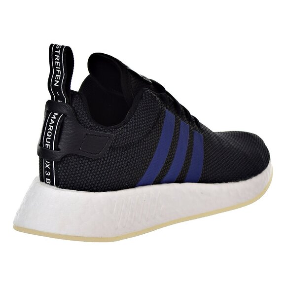 adidas Womens Nmd R2 Casual Sneakers 10 Color Black/Noble Indigo/White - Picture 4 of 5